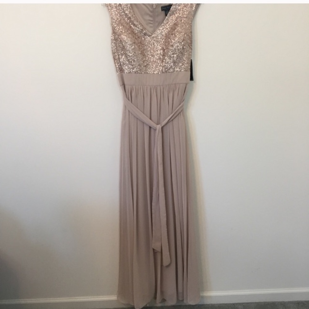Champagne bridesmaid dress/formal